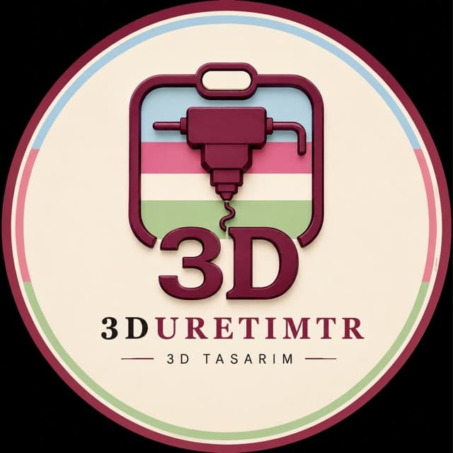 3DURETIMTR 3D Tasarım logosu